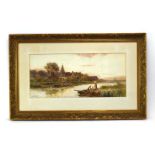 Stuart Lloyd (1845-1959), A river scene, signed and dated 1903, watercolour,