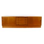 A 1960's Danish teak sideboard/credenza by Clausen and Son,