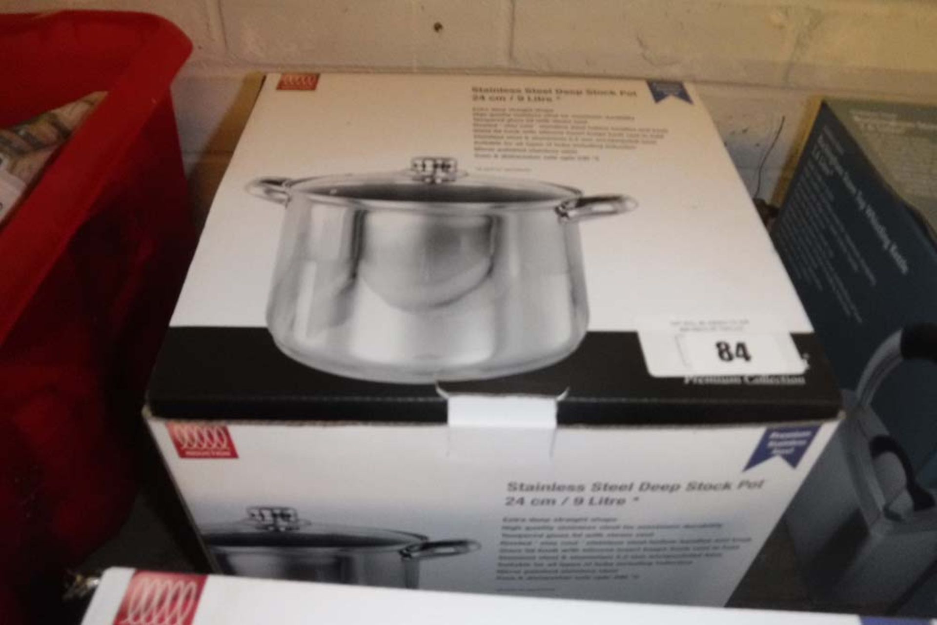 24cm stainless steel induction stock pot