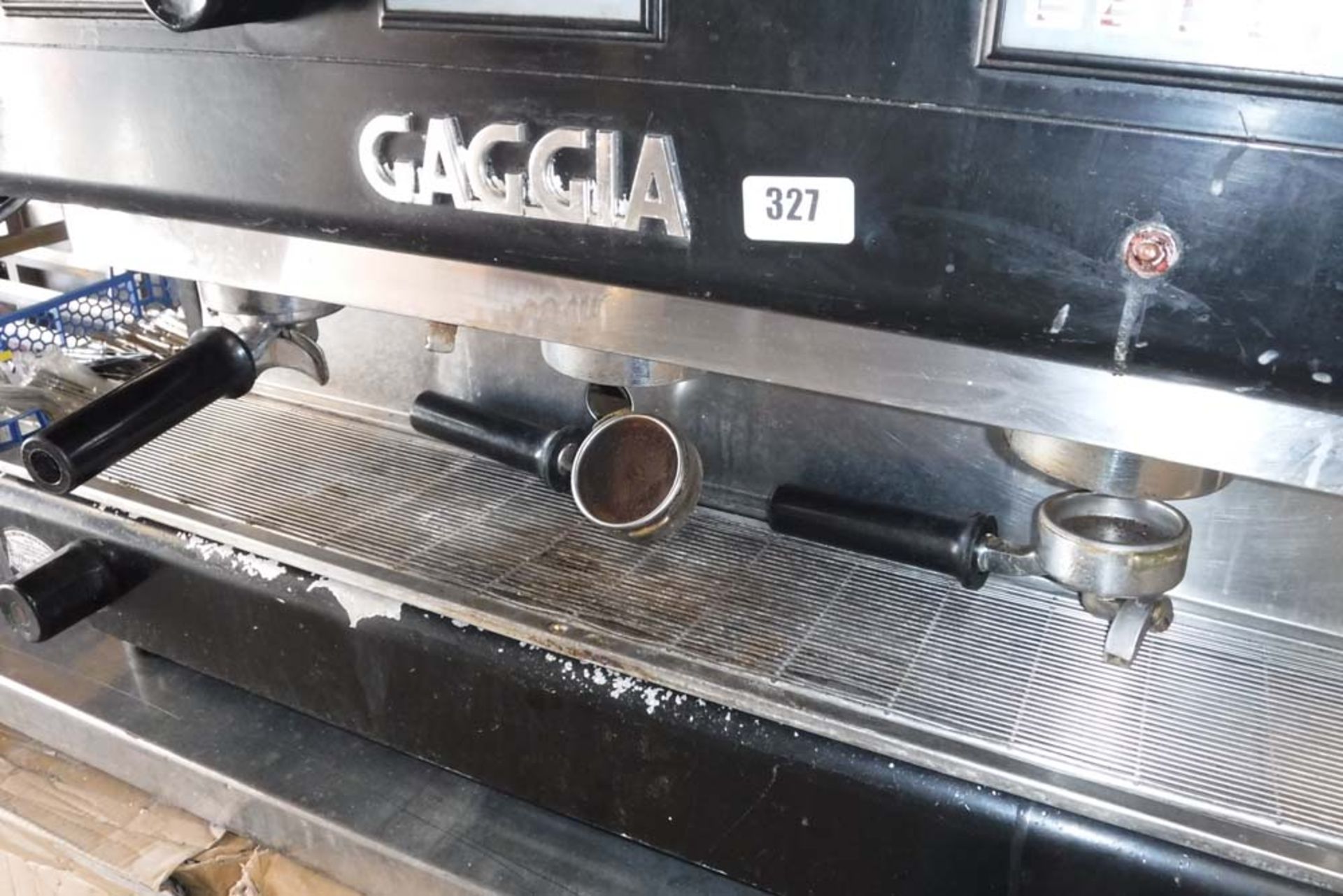 90cm Gaggia barista-type automatic 3-station coffee machine with groupheads - Image 2 of 2