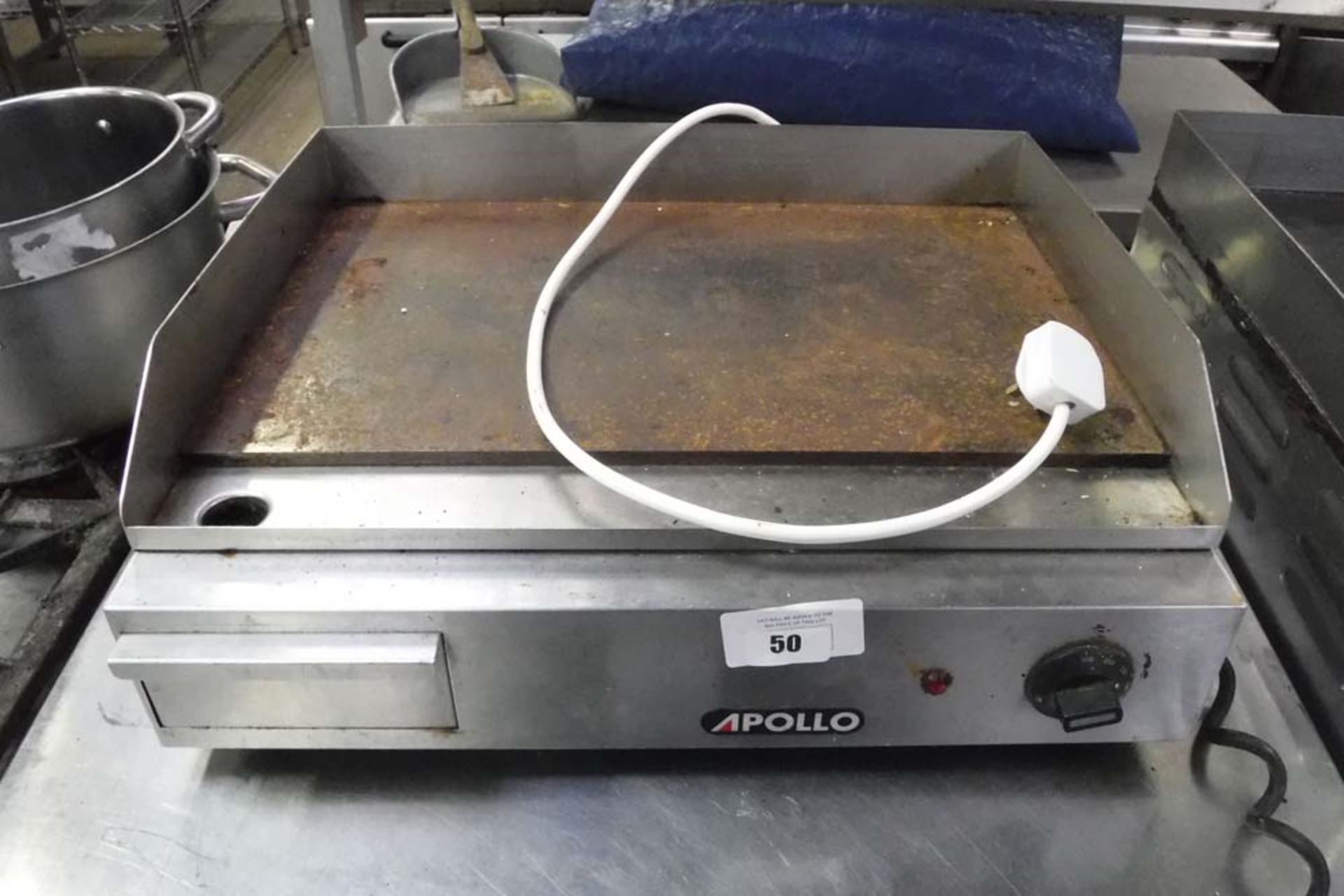 55cm electric Apollo flat top griddle with single burner (17)