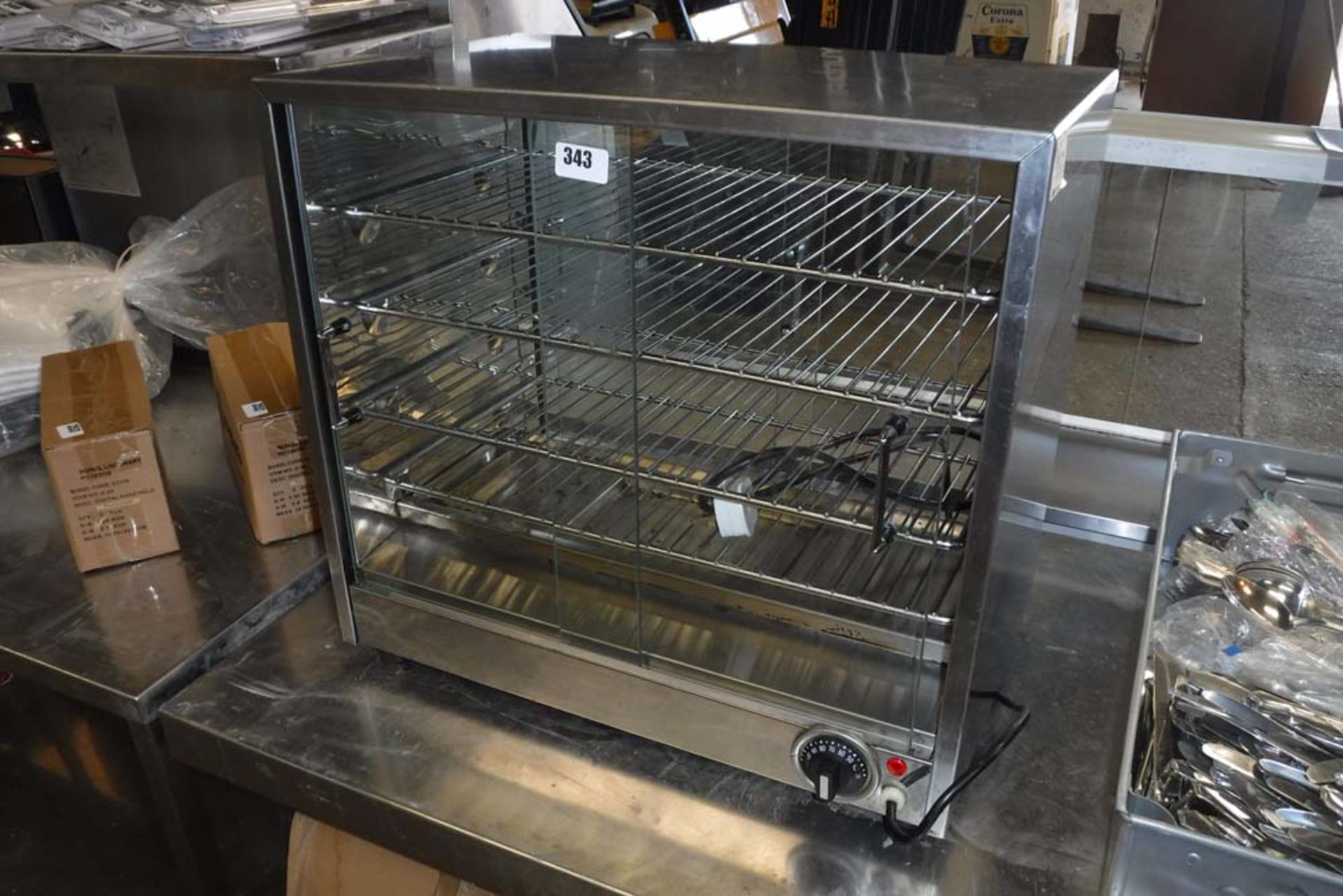 55cm electric heated benchtop food display (92)