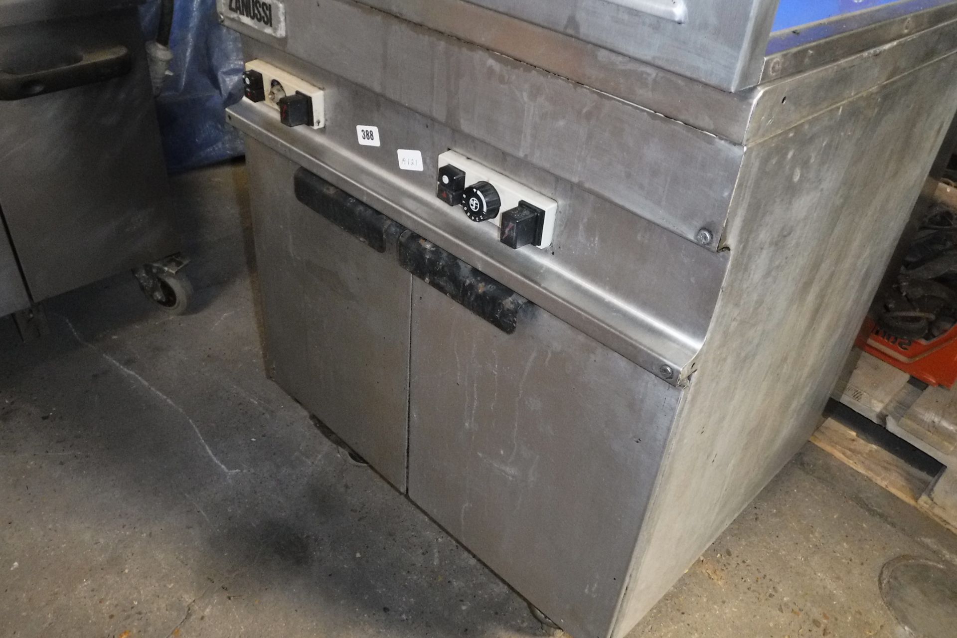 70cm gas Zanussi 2-well fryer