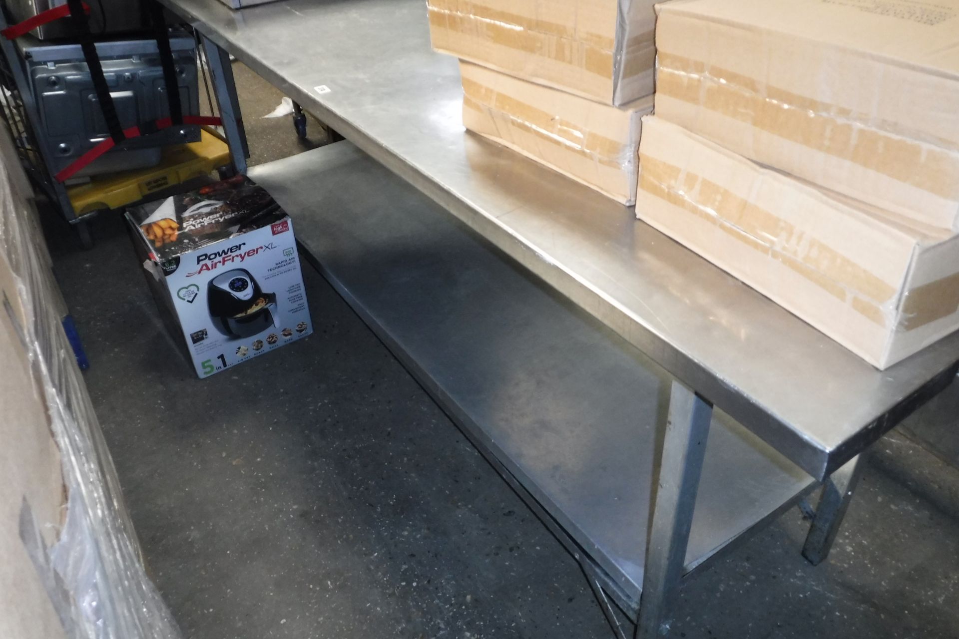 240cm stainless steel prep table