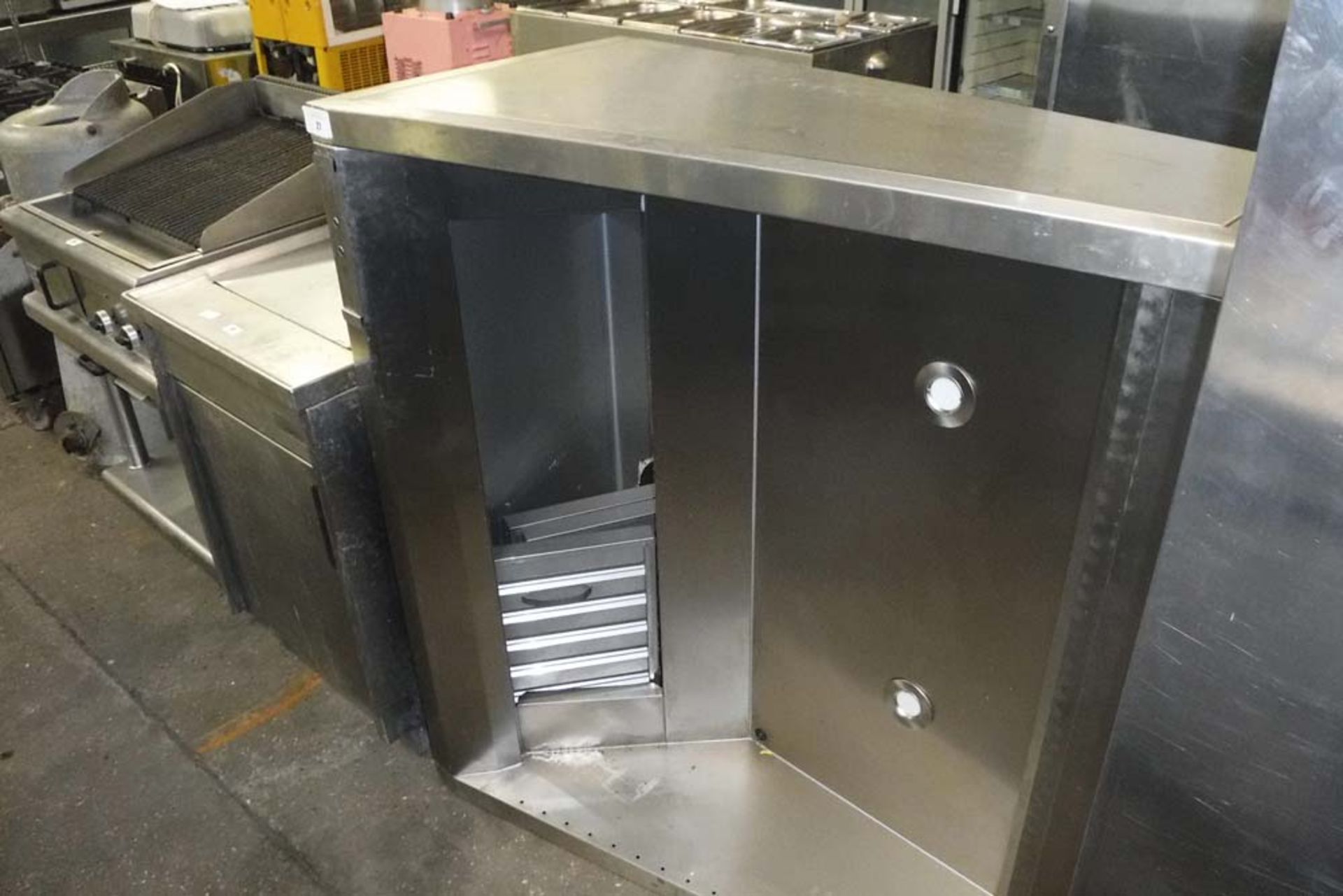 Stainless steel 125cm canopy hood