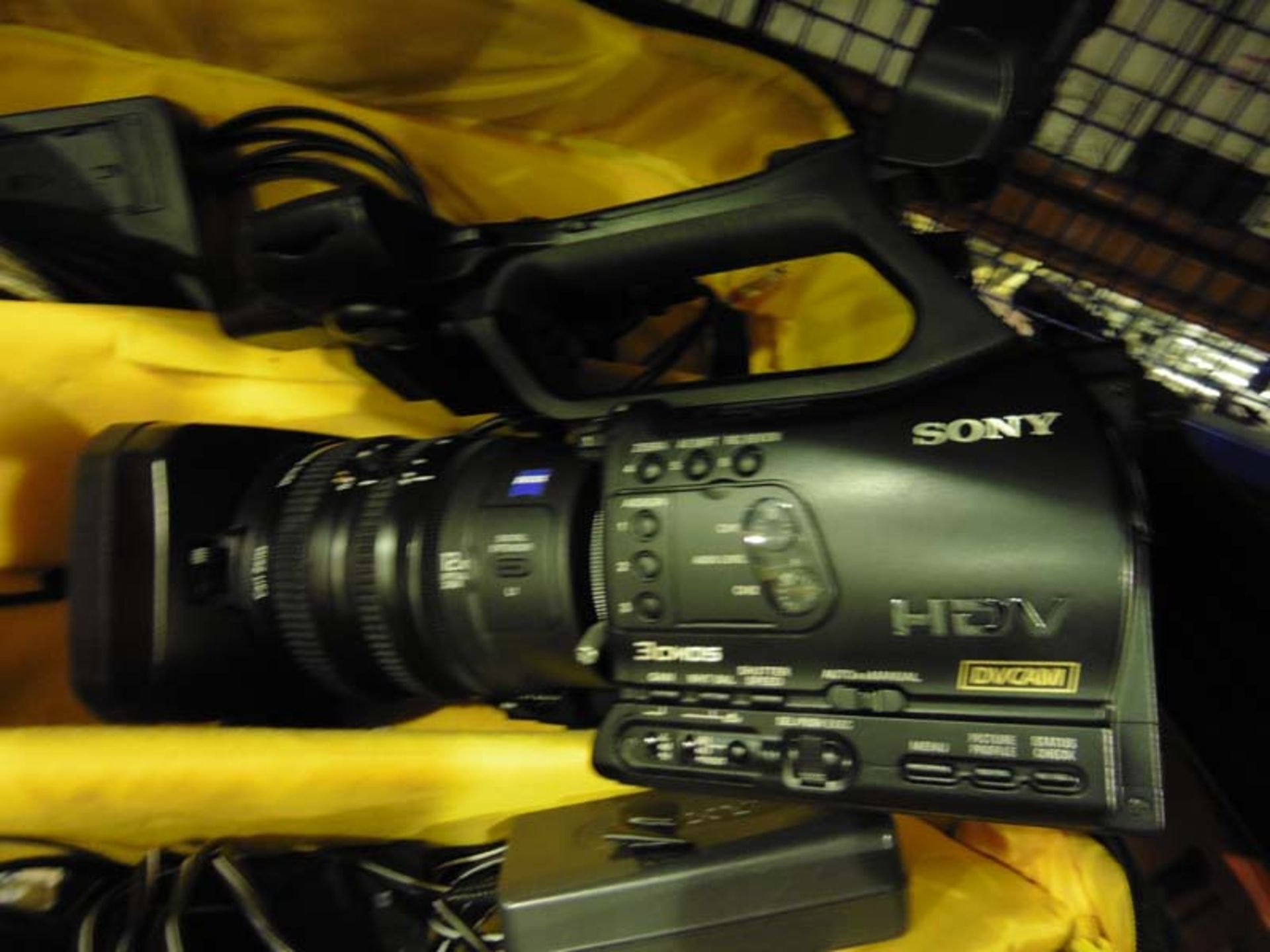 Sony HVRZ7E digital HD video camcorder with batteries, chargers, 2x 32GB compact flash cards