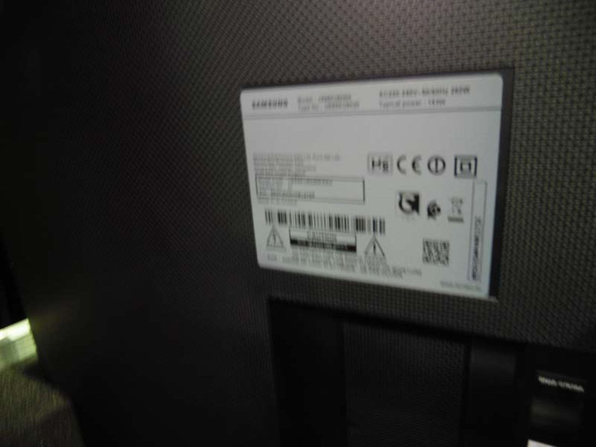 Samsung 65'' LED TV model no UE65KU6020K with wheeled freight case - Image 2 of 2