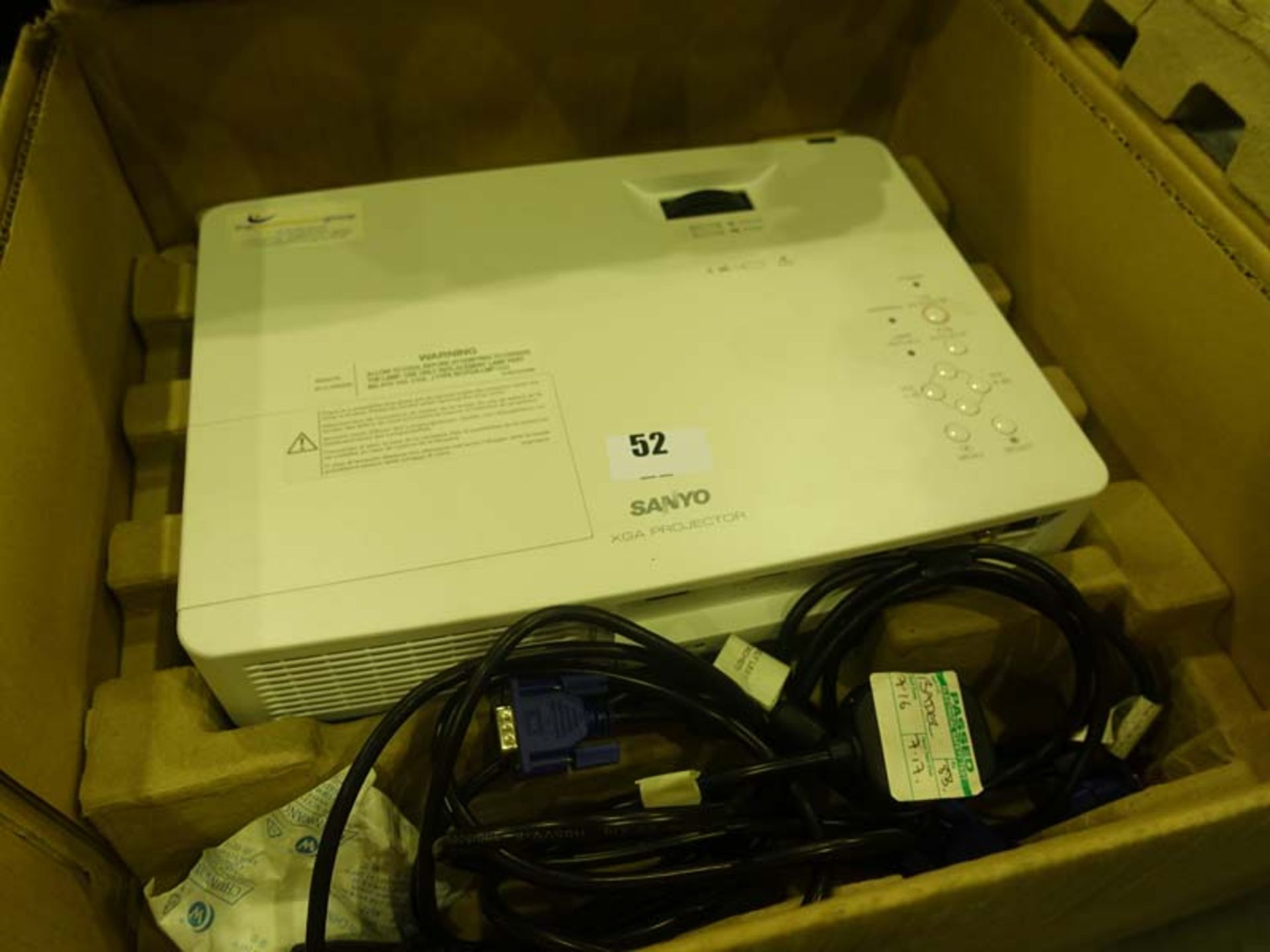 Sanyo model PLC-XW200 XGA projector with box