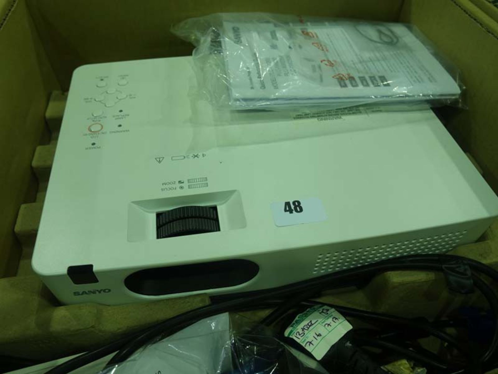 Sanyo model PLC-XW200 XGA projector with box