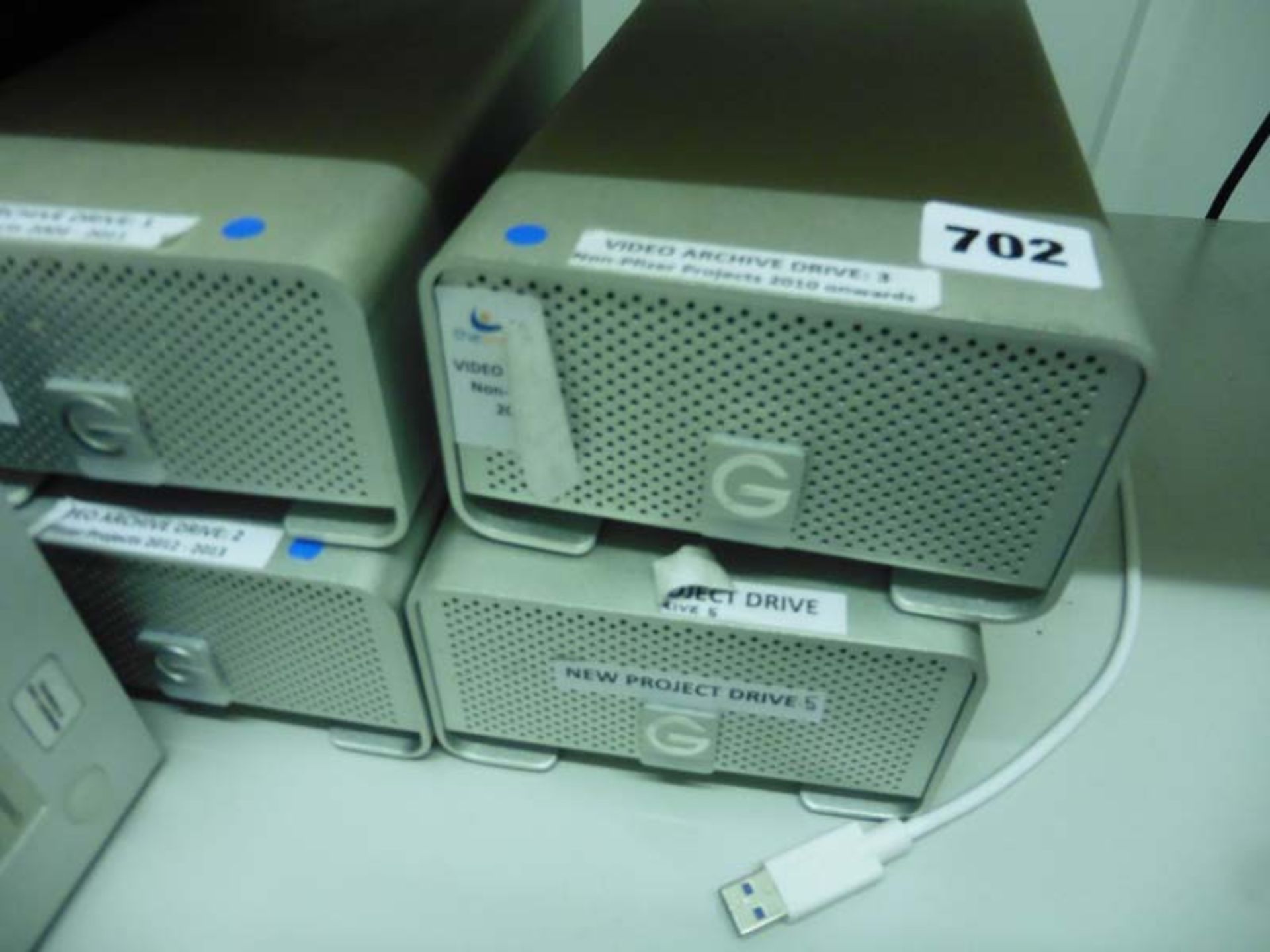 4 G Raid 2tb backup archive drives and another with no hard drives