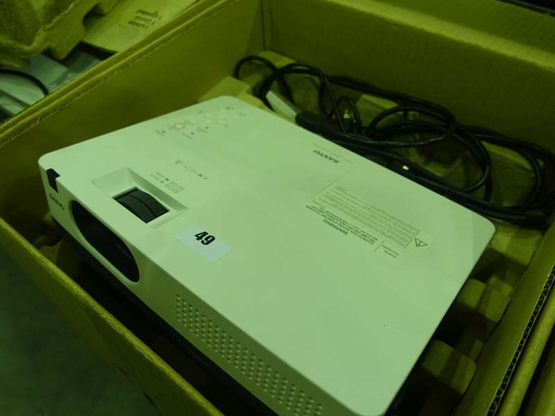 Sanyo model PLC-XW200 XGA projector with box