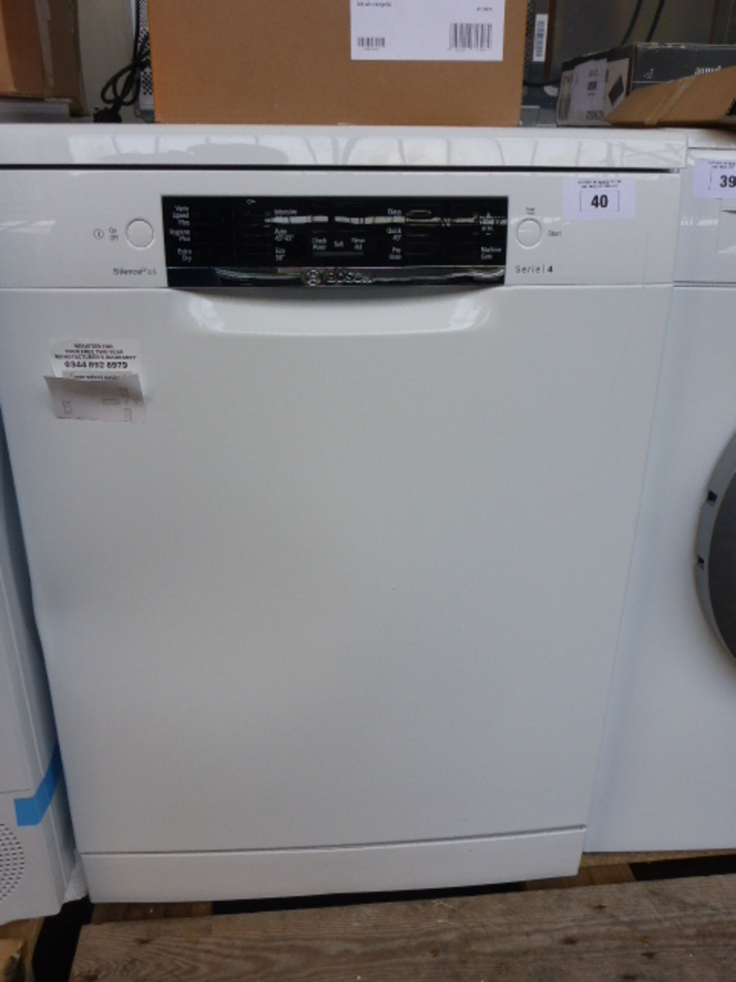 SMS46IW10GB Bosch Free-standing dishwasher