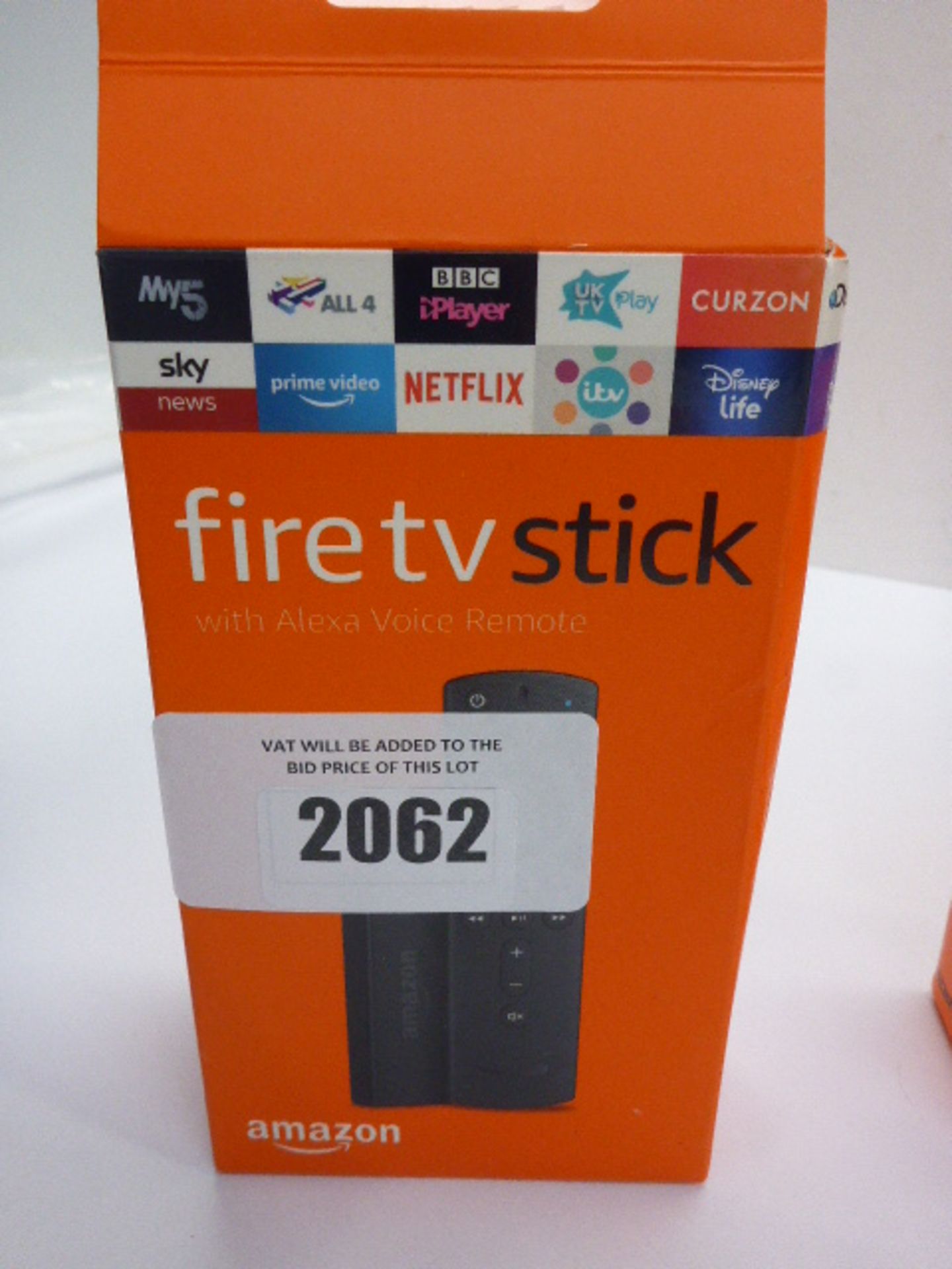 Amazon fire TV stick boxed.