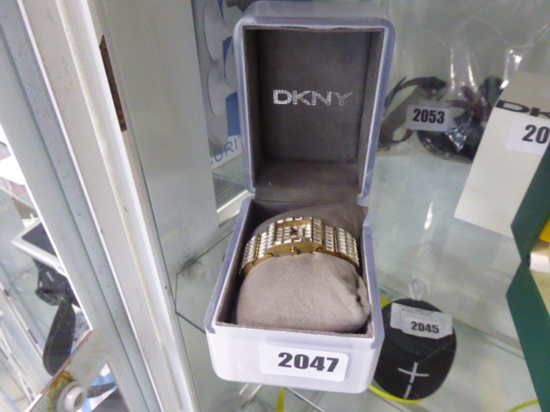 Ladies DKNY watch with case