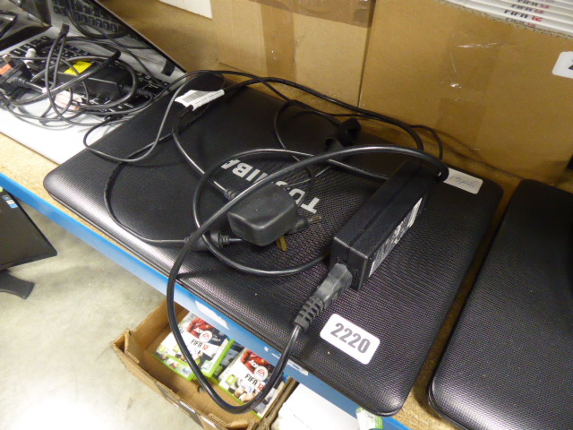 Toshiba Satellite laptop with power supply