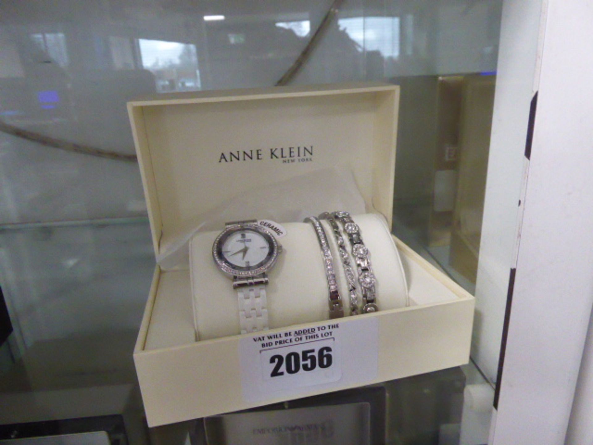 Anne Klein wristwatch gift set in box