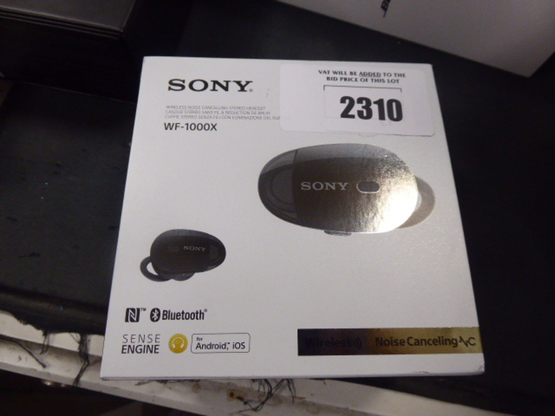 Sony WF-1000X wireless noise cancelling earbuds