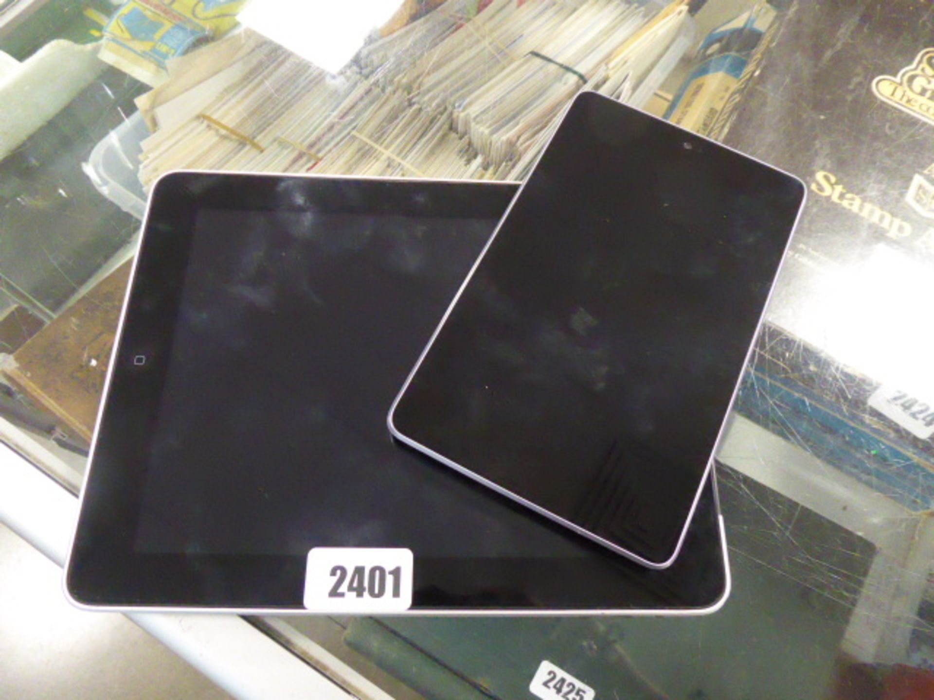 Apple iPad 1st gen and Google Nexus tablet