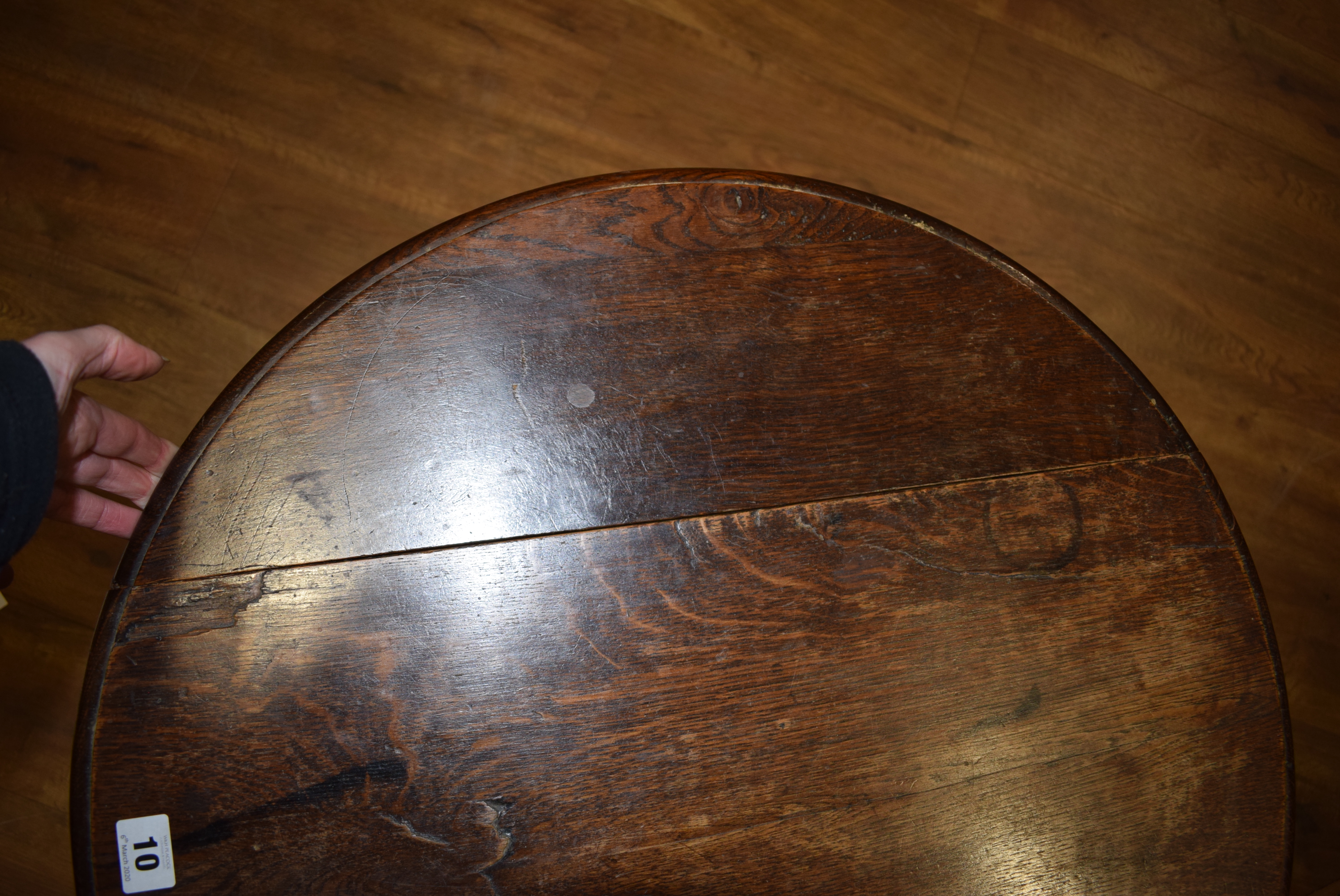 A 17th century and later oak table/joint stool, - Image 12 of 14