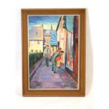 Sylvia Molloy (1914-2008), 'Window Shopping', signed, oil on canvas,