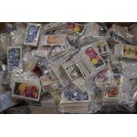 A large group of cigarette card sets relating to natural history (183),