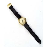 A gentleman's gold plated automatic 'Seamaster' wristwatch by Omega,