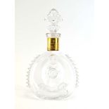 A Baccarat Louis XIII Remy Martin crystal decanter and stopper, h.