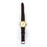 A gentleman's gold plated automatic 'Seamaster Calendar' wristwatch by Omega,