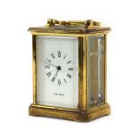 An oversized 20th century carriage timepiece by Mappin & Webb,