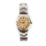 A gentleman's stainless steel manual wind 'Oyster Precision' wristwatch by Rolex,