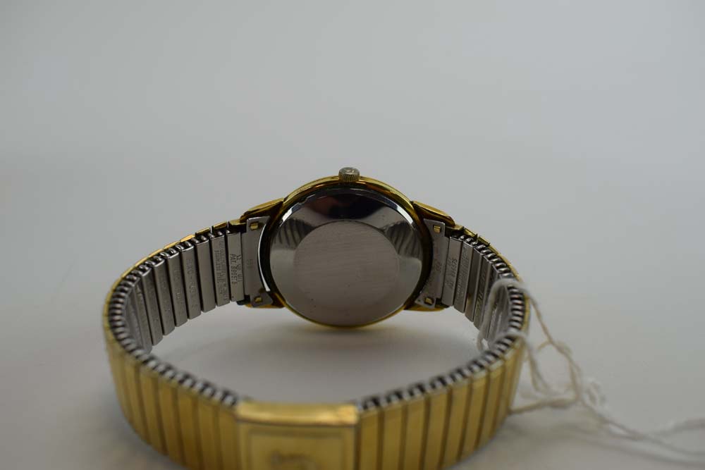 A gentleman's gold plated automatic wristwatch by Omega, - Image 6 of 7