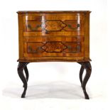 An 18th century South German walnut,