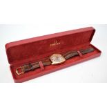A gentleman's gold plated automatic 'Seamaster Incabloc' wristwatch by Omega,