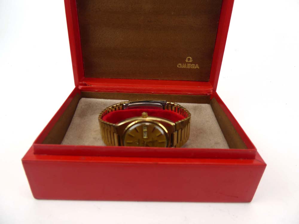 A gentleman's gold plated automatic 'Seamaster' wristwatch by Omega, - Image 2 of 6