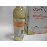 12 bottles of Echofalls Friut Fusion white wine with Peach and Mango