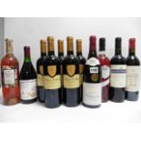 11 bottles, 1x Selection de la Hante Chenas Cru du Beaujolais 2003,