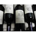 A case of 12 bottles of Chateau Brown Lamartine 2009 Grand Vin de Bordeau (an excellent vintage)