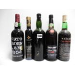 5 bottles, 1x Wiese & Krohn 2004 LBV Port, 1x Taylor's Special Ruby Port,