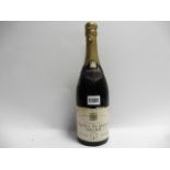 An old bottle of Charles Heidsieck Vintage 1943 Extra Dry Champagne Reserve for Great Britain