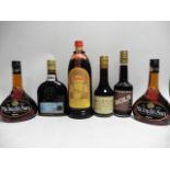 6 bottles, 1x Kahlua Coffee liqueur 53proof 26.