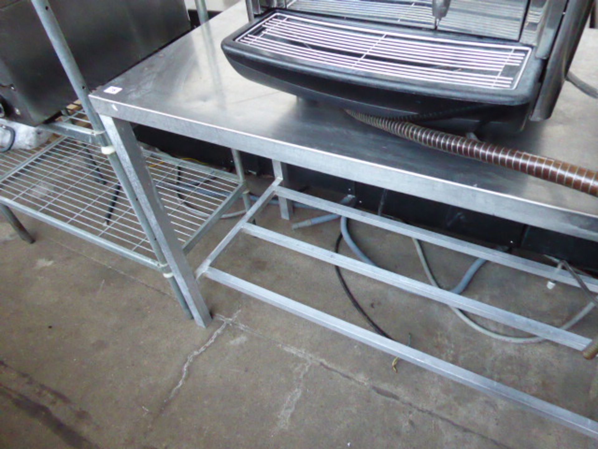140cm Stainless steel heavy duty preparation table