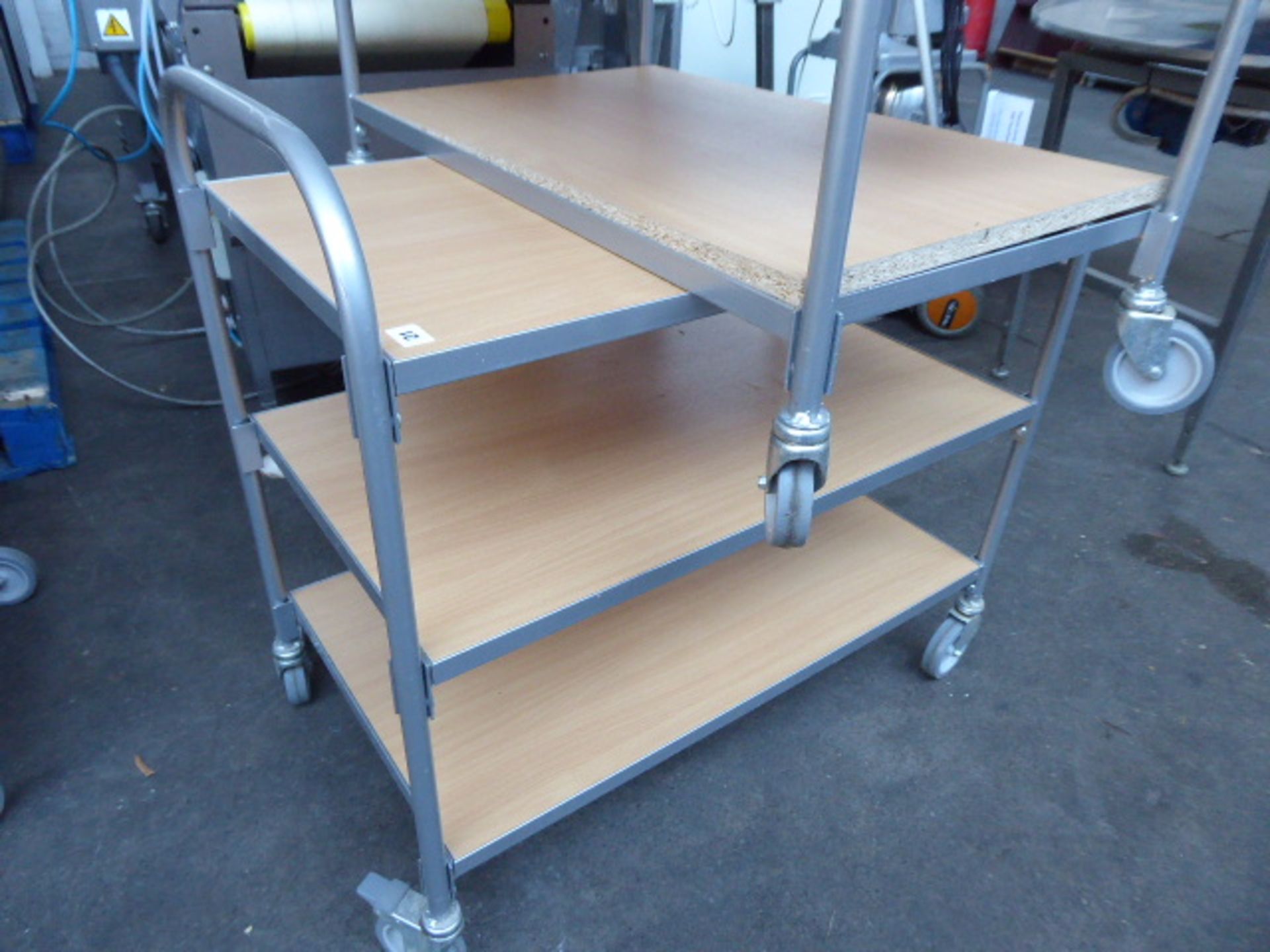 85cm 3 Tier catering trolley