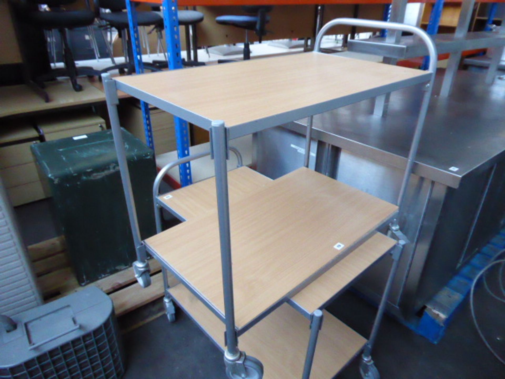 85cm 2 Tier catering trolley