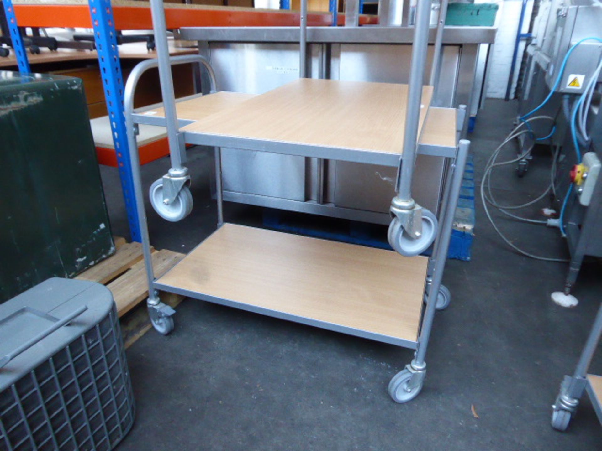 85cm 2 Tier catering trolley