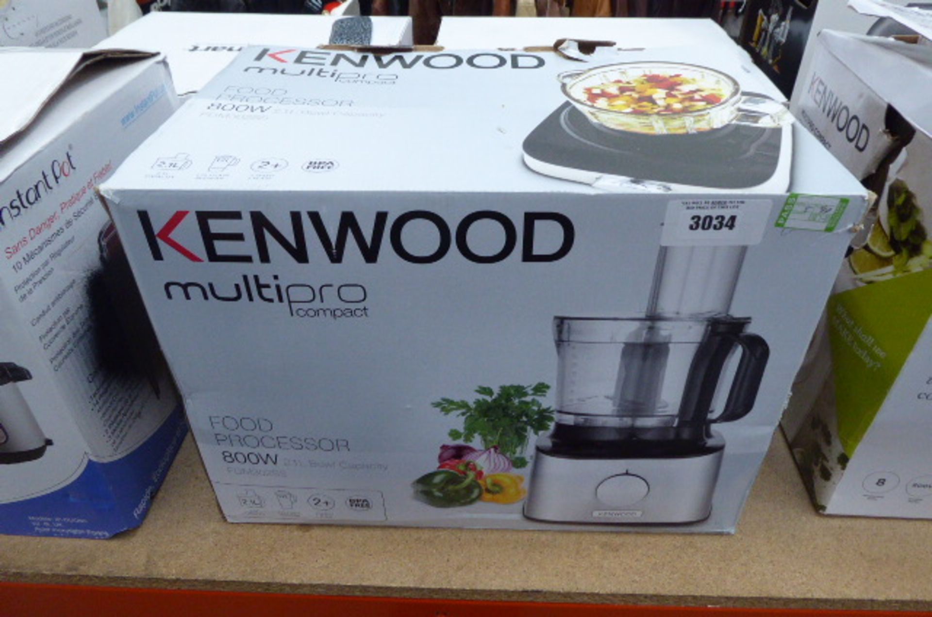 Boxed Kenwood multi pro compact food processor