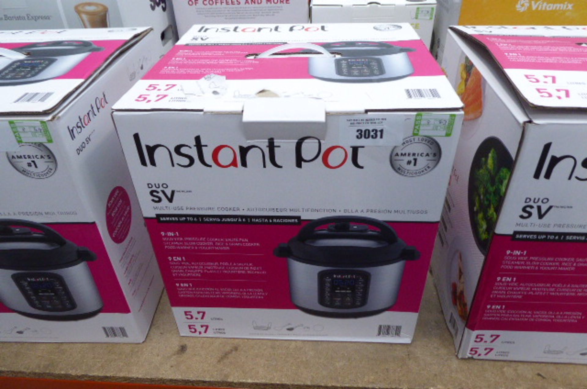 Boxed multi use instant pot pressure cooker