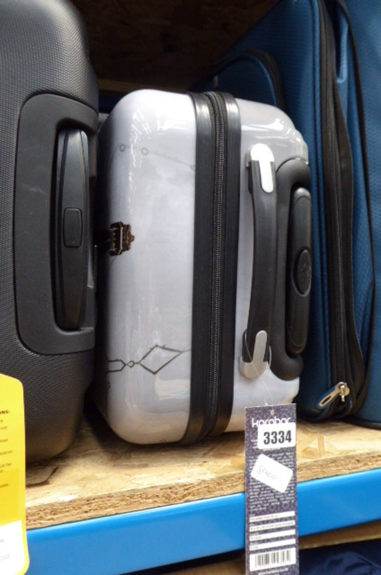 Small hard shell Karabar suitcase