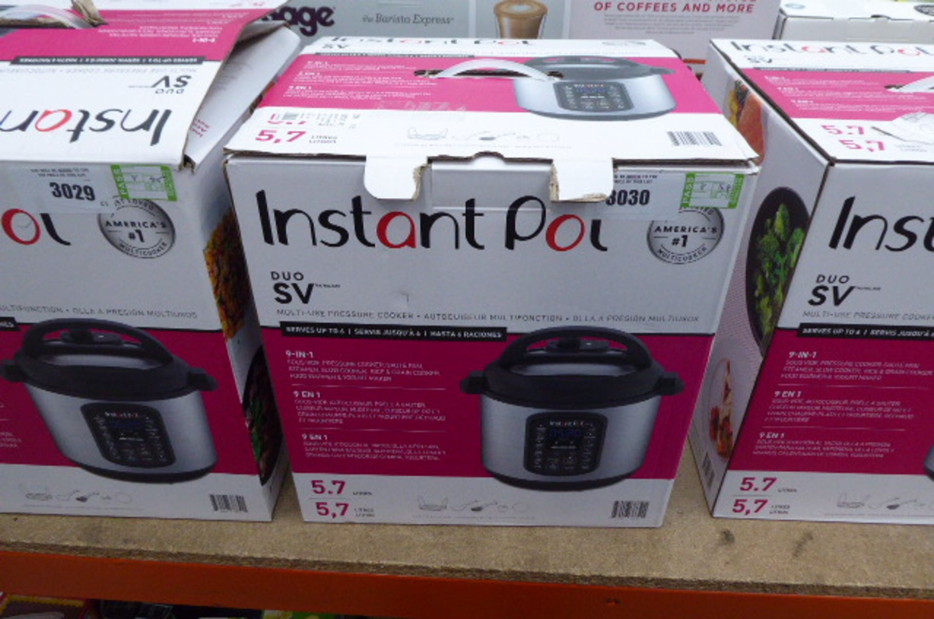 Boxed multi use instant pot pressure cooker