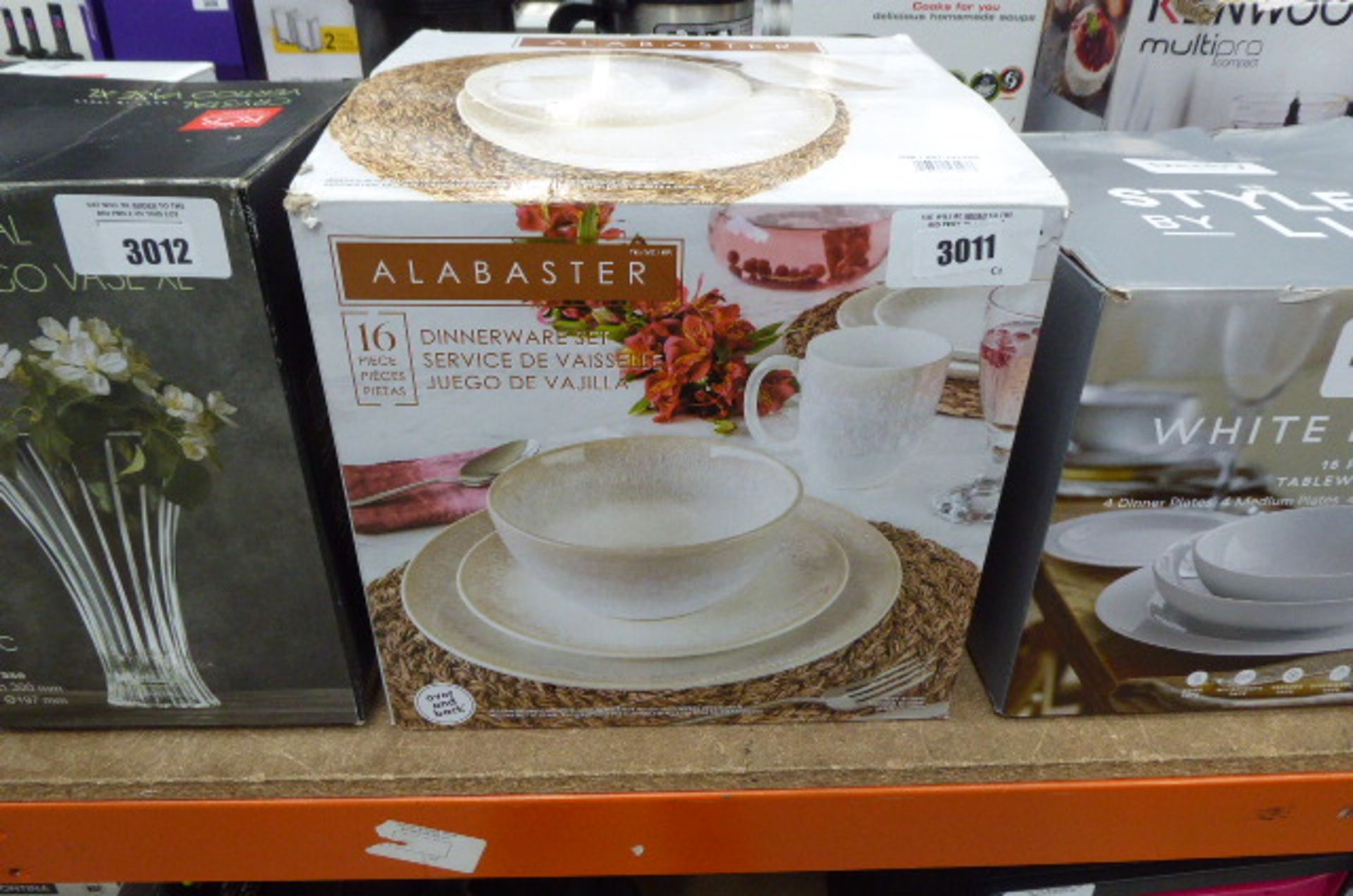 Boxed Alabaster dinner ware set