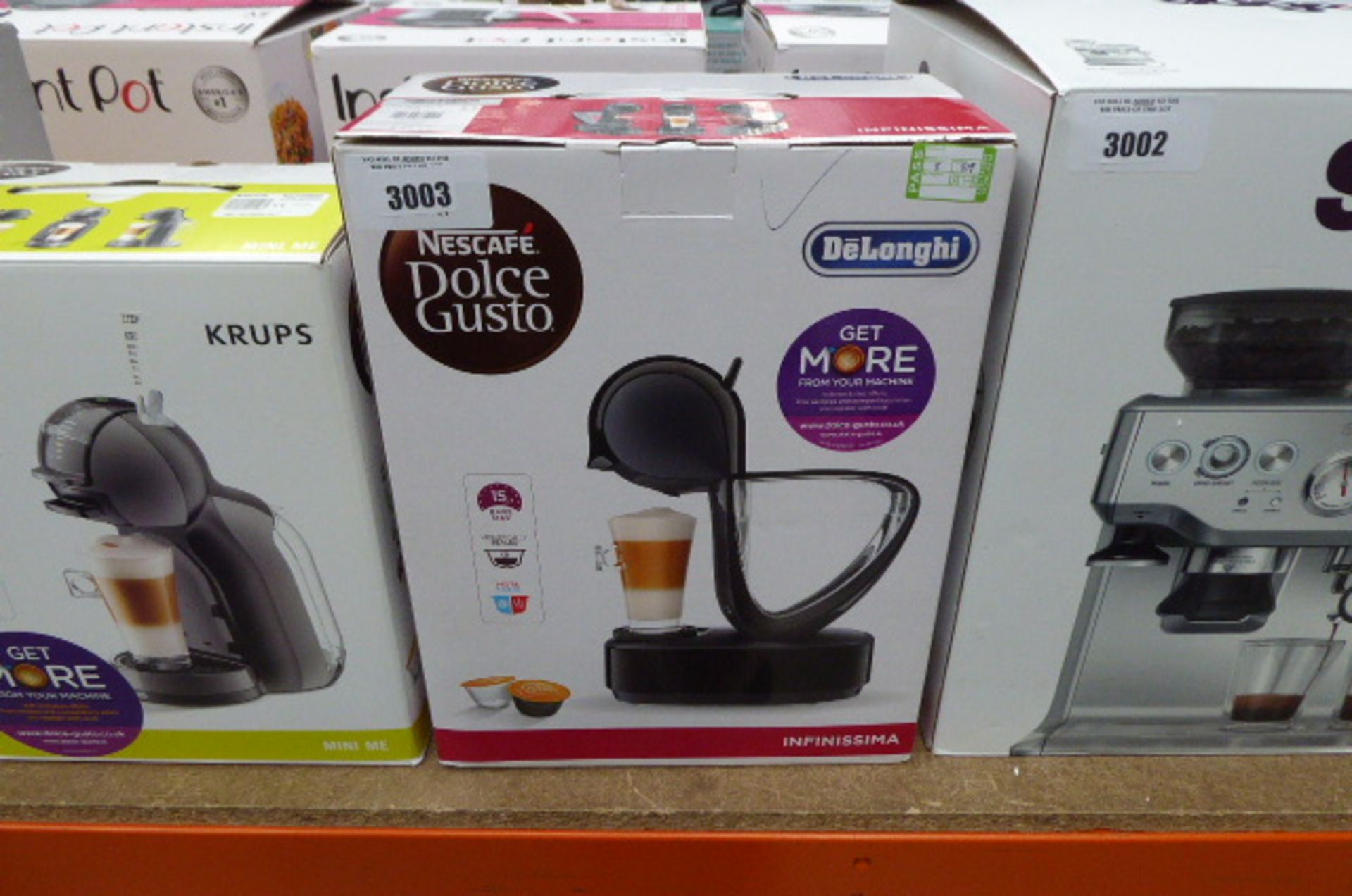 Boxed Nescafe Dulce Gusto coffee dispenser